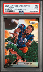 Graded 2025 Leaf Web Exclusives DJ Lagway #40 Anime Nation Series 2 /99 Football Card PSA 9 Mint (ONLINE ORDER ONLY)
