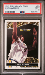 1993 TOPPS BLACK GOLD CHRIS WEBBER  #23 - PSA 9 ROOKIE CARD (Online Order Only)