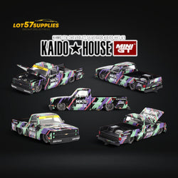 Mini GT x Kaido House Chevrolet Silverado KAIDO HKS V1 1:64 KHMG174 (ONLINE ORDER ONLY)
