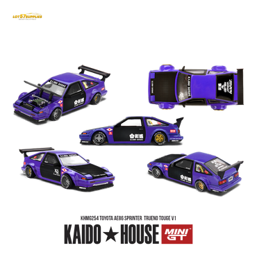 (Pre-Order) Kaido House Toyota AE86 Sprinter Trueno - TOUGE V1 1:64 (ONLINE ORDER ONLY)