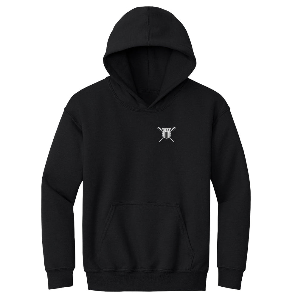 USRowing Emblem Pocket White WHT (ONLINE ORDER ONLY)