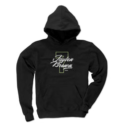 Jaylen Brown Boston Number Script WHT (ONLINE ORDER ONLY)