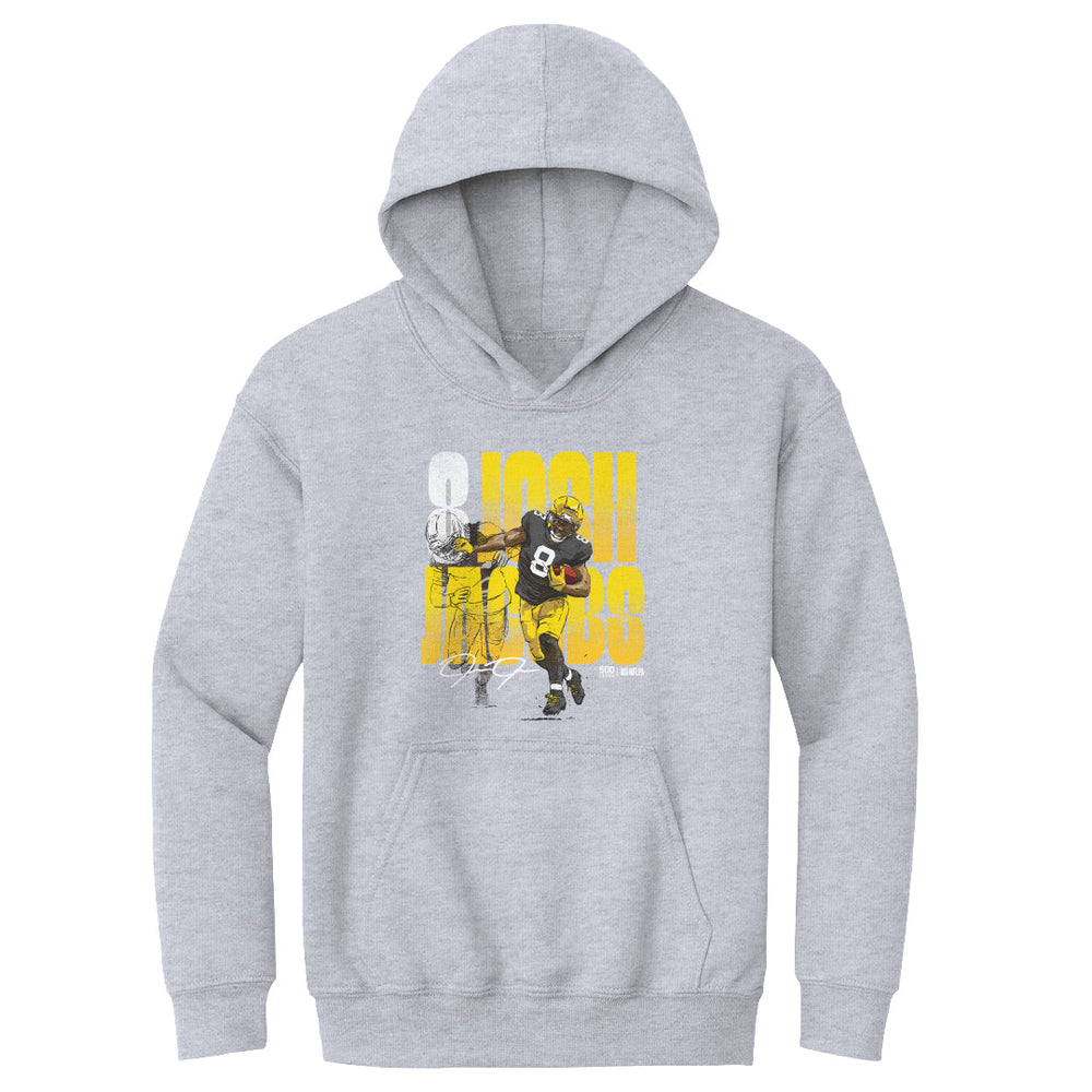 Josh Jacobs Green Bay Stiff Arm WHT (ONLINE ORDER ONLY)