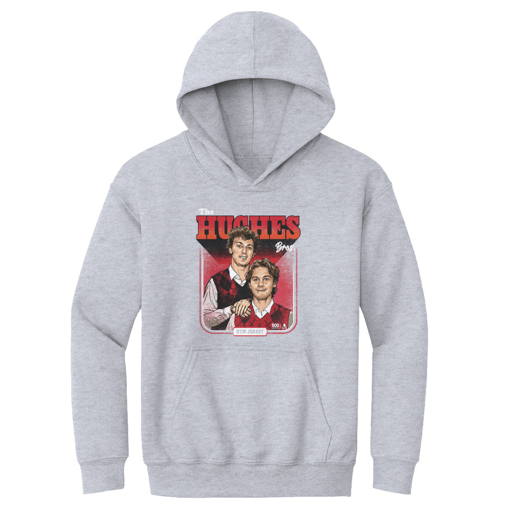 Luke Hughes & Jack Hughes New Jersey Step Brothers WHT (ONLINE ORDER ONLY)