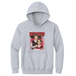 Luke Hughes & Jack Hughes New Jersey Step Brothers WHT (ONLINE ORDER ONLY)
