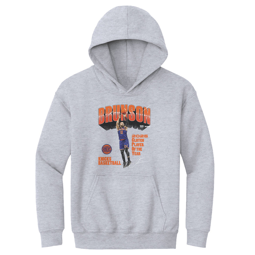 Jalen Brunson New York Knicks 2025 Clutch Player Of The Year WHT (ONLINE ORDER ONLY)