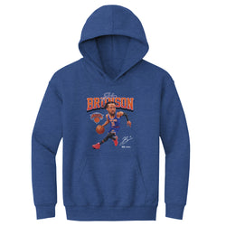 Jalen Brunson New York Knicks Caricature WHT