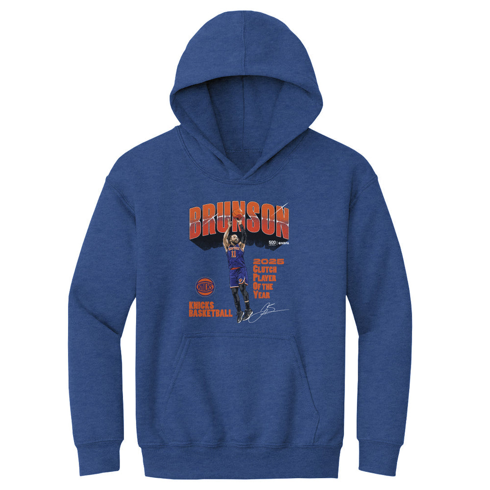 Jalen Brunson New York Knicks 2025 Clutch Player Of The Year WHT (ONLINE ORDER ONLY)