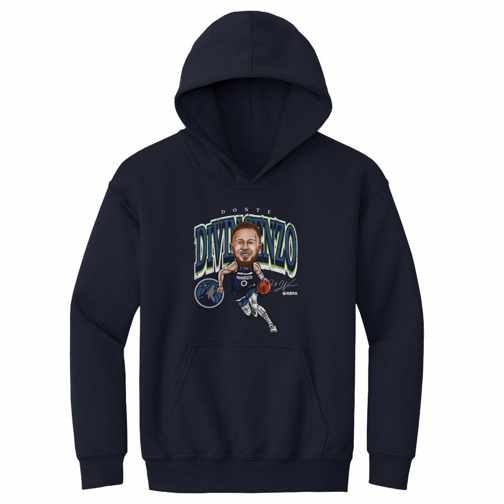 Donte DiVincenzo Minnesota Timberwolves Cartoon NBA WHT (ONLINE ORDER ONLY)