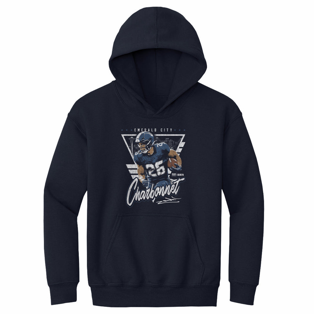 Zach Charbonnet Seattle Triangle Retro WHT (ONLINE ORDER ONLY)