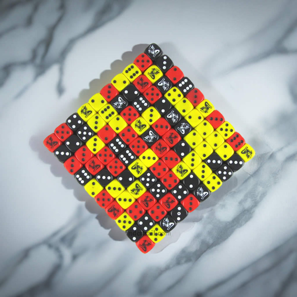 KOP00493 Dragon Dice D6 16mm (5/8in) Assorted Colors Bulk Pack of 100 (ONLINE ORDER ONLY)