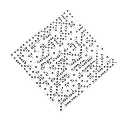 KOP07289 White Opaque Dice Black Pips D6 8mm (5/16in) Bulk Pack of 200 (ONLINE ORDER ONLY)