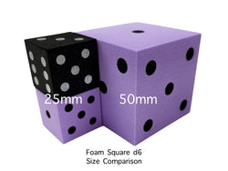 50mm Foam Round Cornered Pips Yellow/black (Online Only)