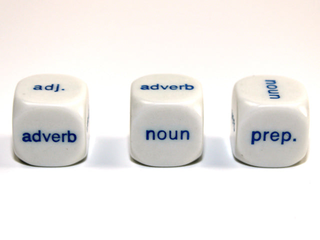 16mm d6, 6 Parts of Speech Verb Preposition Adverb Conjunction Adjective Noun (per die) (Online Only)