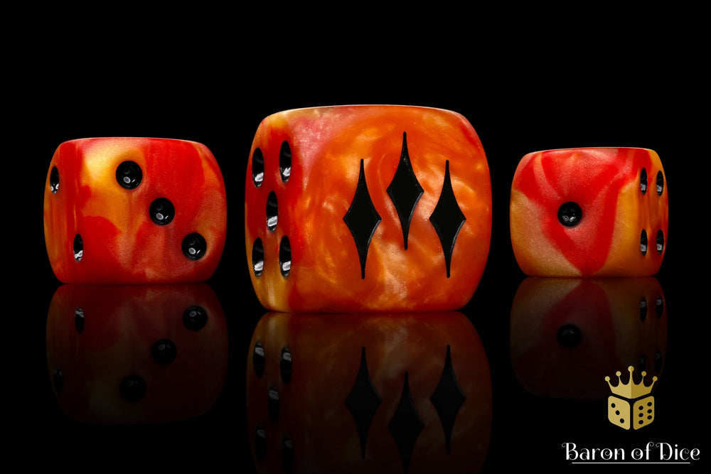 Kings of War: Salamanders - Official Dice Set (ONLINE ORDER ONLY)