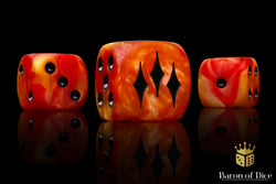 Kings of War: Salamanders - Official Dice Set (ONLINE ORDER ONLY)