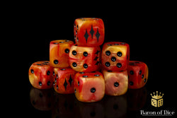 Kings of War: Salamanders - Official Dice Set (ONLINE ORDER ONLY)