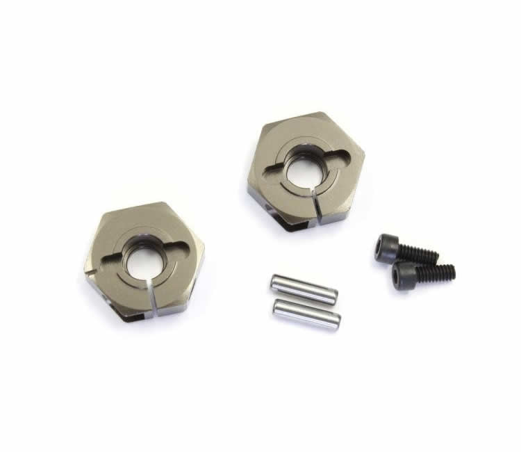 KYOLAW30GMPA Clamp Wheel Hub Hexes Aluminium 12mm 2pc Kyosho (ONLINE ORDER ONLY)