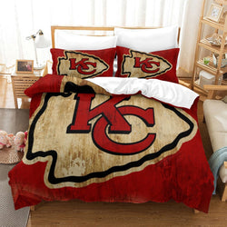 Kansas City Chiefs Bedding Set Duvet Cover Without Filler (Online Order Only)