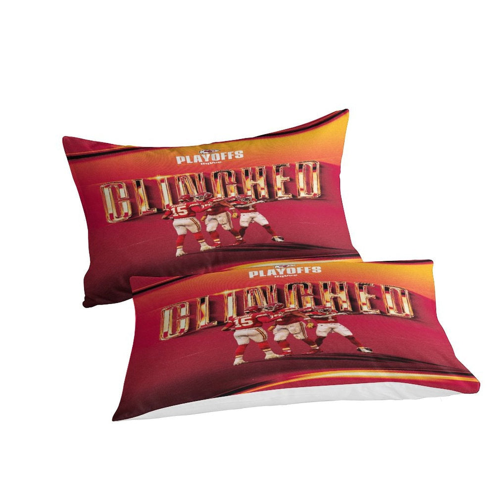 Kansas City Chiefs Bedding Set Duvet Cover Without Filler (Online Order Only)
