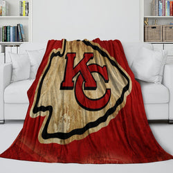 Kansas City Chiefs Blanket Flannel Fleece Throw (Online Order Only)