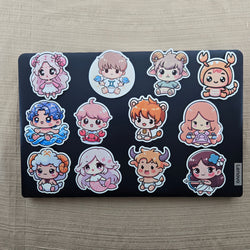 Cute Baby Kawaii Zodiac Stickers (ONLINE ORDER ONLY)