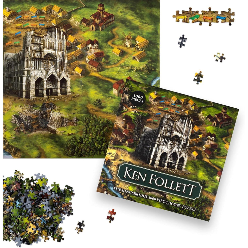 Ken Follett: The Kingsbridge 1000 Piece Jigsaw Puzzle Laurence King (ONLINE ORDER ONLY)