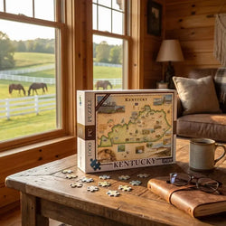 Kentucky 1000 Piece Jigsaw Puzzle Xplorer Maps (ONLINE ORDER ONLY)