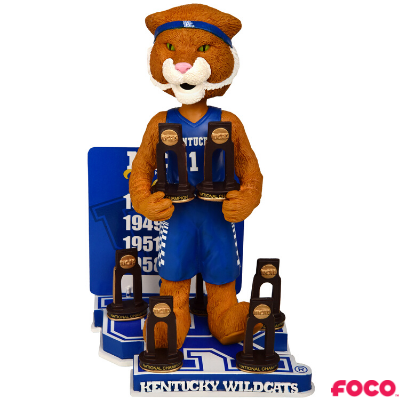 NCAA College Basketball National Champions Mascot Bobbleheads (ONLINE ORDER ONLY)