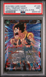 2019 DRAGON BALL SUPER OFFICIAL  VEKU, TRMPHNT MIGHT #P-095 PSA 9 (Online Order Only)
