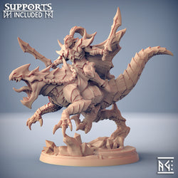 3D Printed Artisan Guild Khaladas on Morvagia the Drakeling Ashen Alfar Inquisitors 28mm 32mm (Online Only)