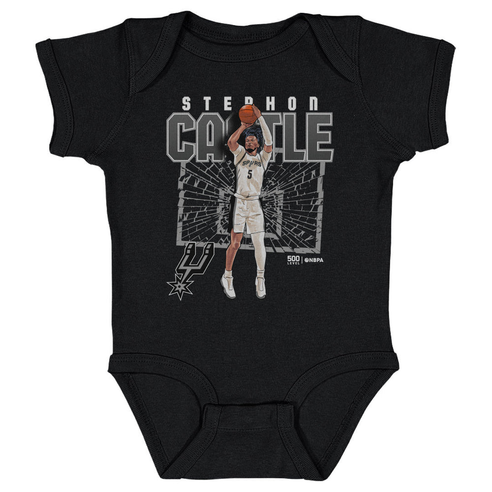 Stephon Castle San Antonio Spurs Shattered WHT (ONLINE ORDER ONLY)