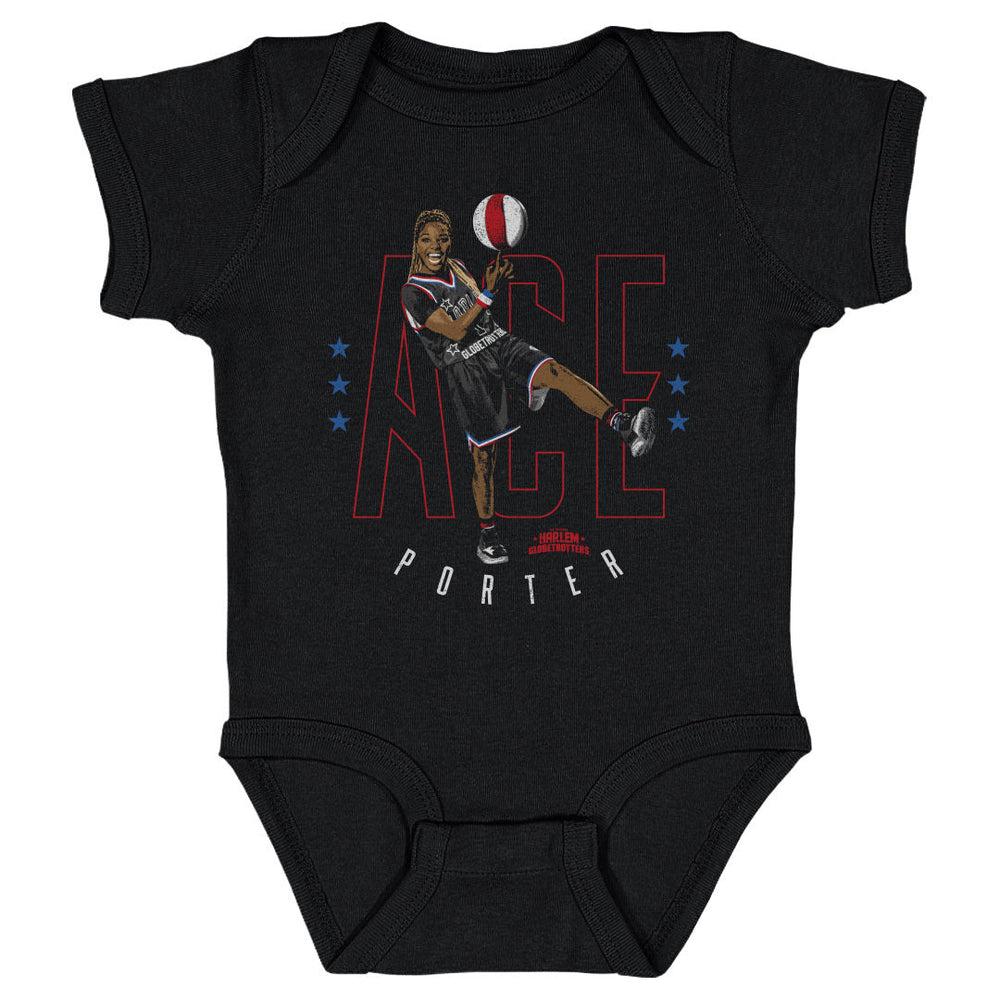 Ace Porter Harlem Globetrotters Outline WHT (ONLINE ONLY)