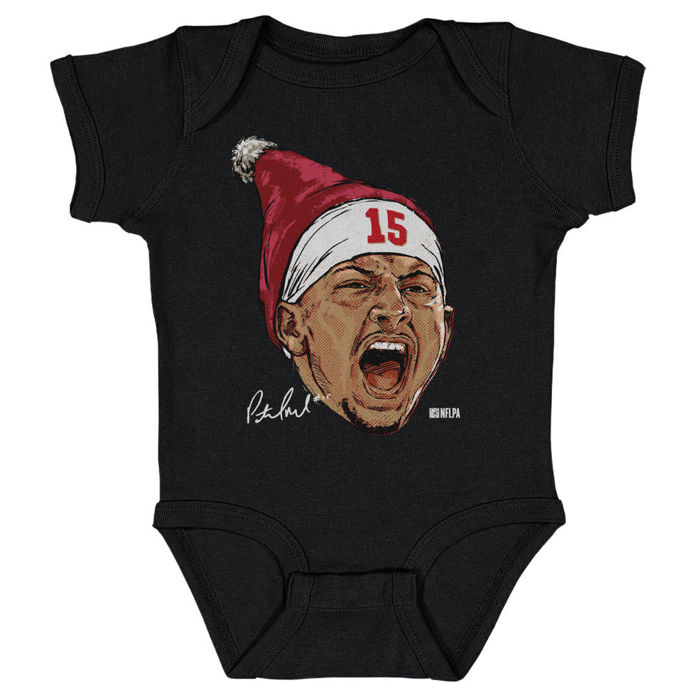 Patrick Mahomes Kansas City Portrait Santa Hat WHT (ONLINE ORDER ONLY)