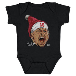 Patrick Mahomes Kansas City Portrait Santa Hat WHT (ONLINE ORDER ONLY)