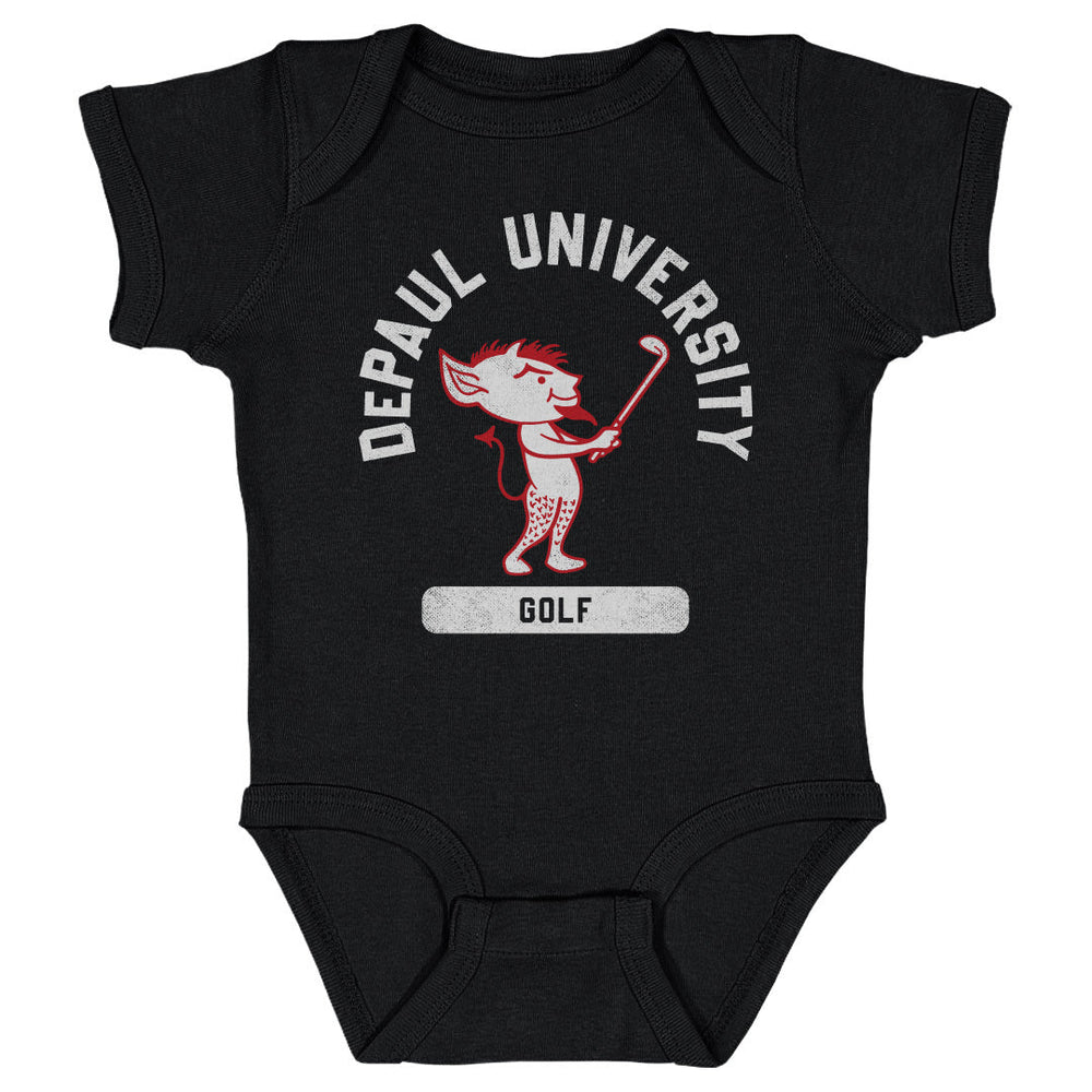 DePaul Blue Demons Mascot Golf WHT (ONLINE ORDER ONLY)