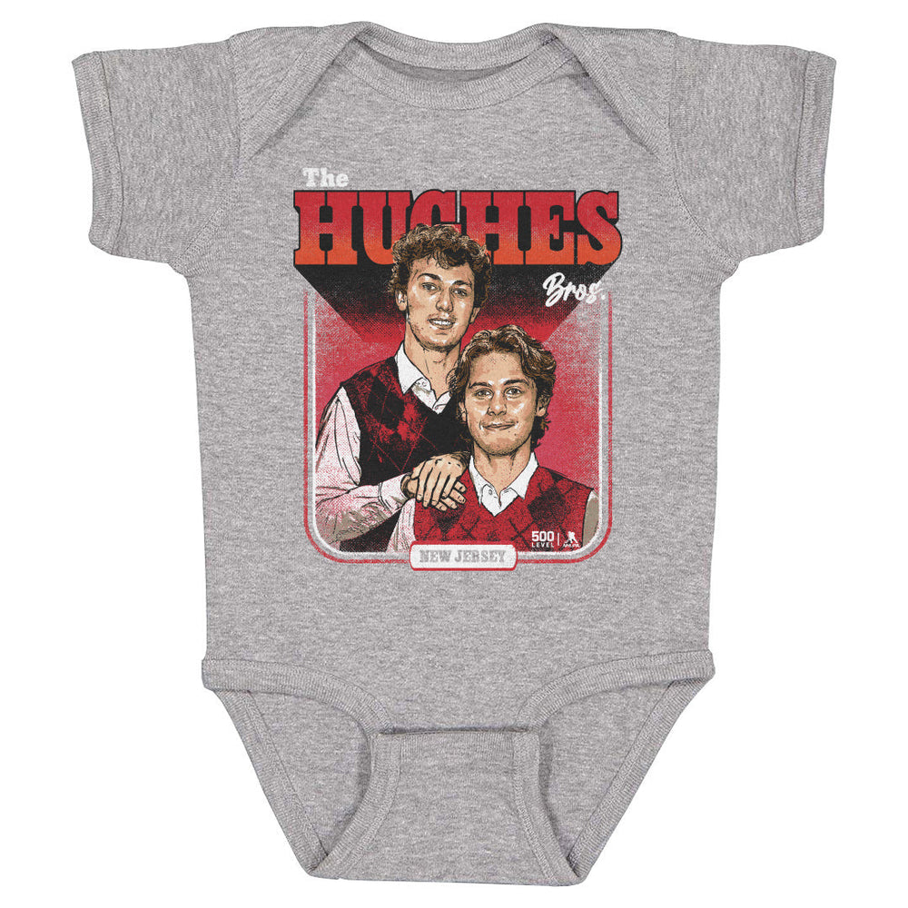 Luke Hughes & Jack Hughes New Jersey Step Brothers WHT (ONLINE ORDER ONLY)