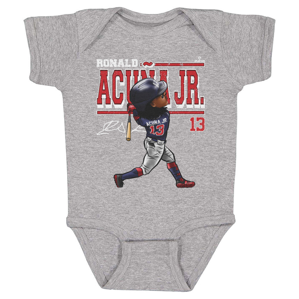Ronald Acuna Jr. Cartoon WHT (ONLINE ORDER ONLY)
