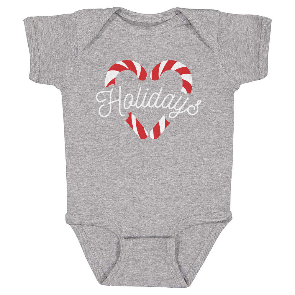 Christmas Candy Cane Heart WHT (ONLINE ORDER ONLY)