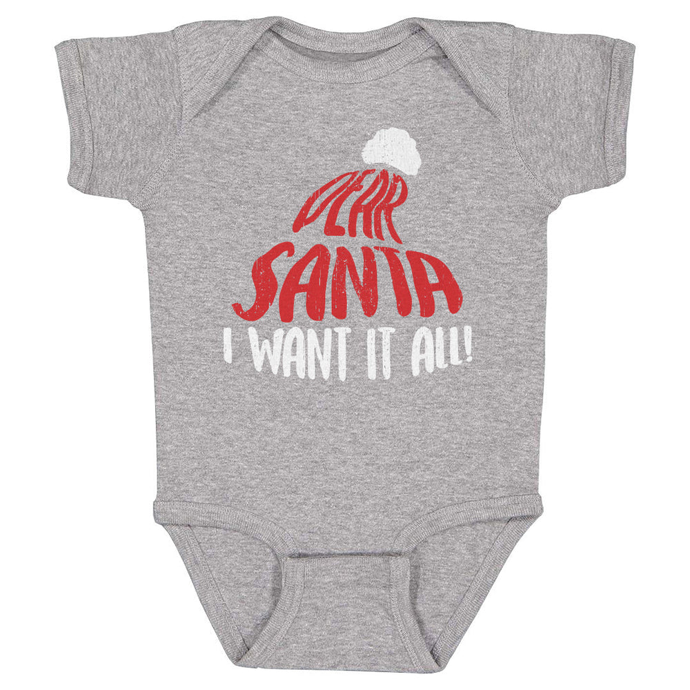 Christmas Dear Santa I Want It All WHT (ONLINE ORDER ONLY)