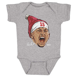 Patrick Mahomes Kansas City Portrait Santa Hat WHT (ONLINE ORDER ONLY)