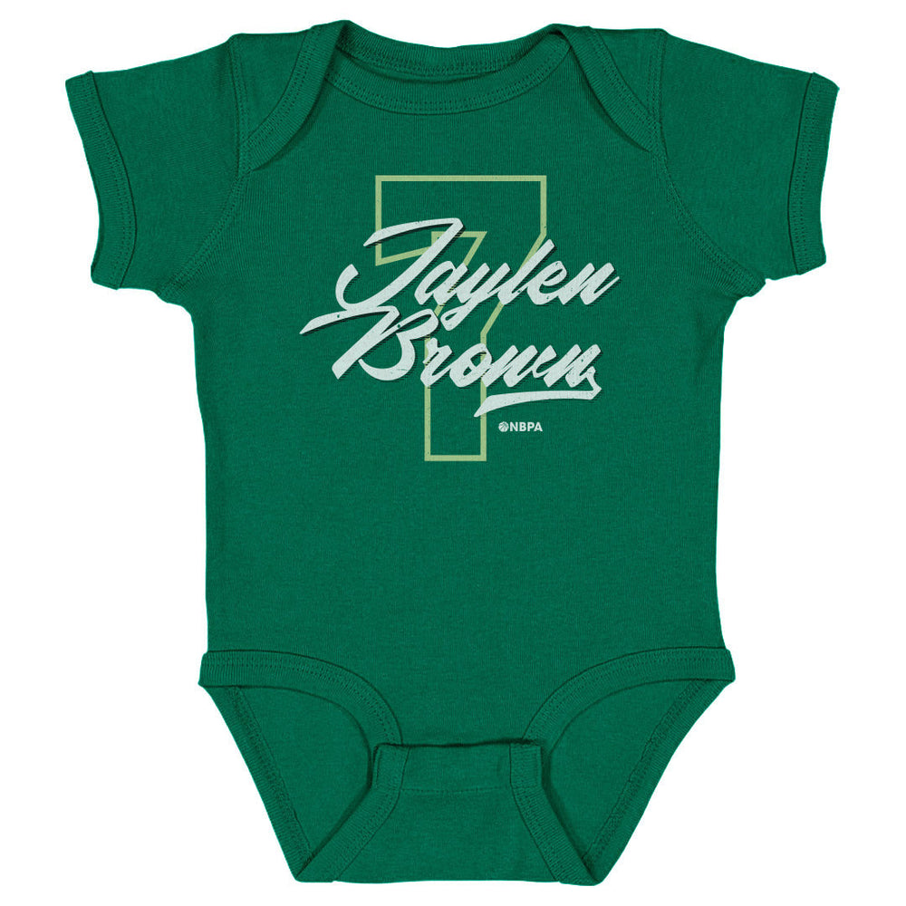 Jaylen Brown Boston Number Script WHT (ONLINE ORDER ONLY)