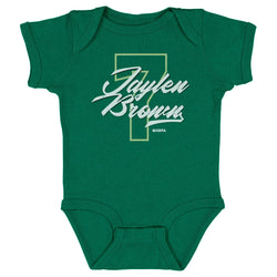 Jaylen Brown Boston Number Script WHT (ONLINE ORDER ONLY)