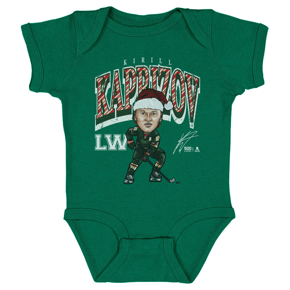 Kirill Kaprizov Minnesota Cartoon Santa Hat WHT (ONLINE ORDER ONLY)