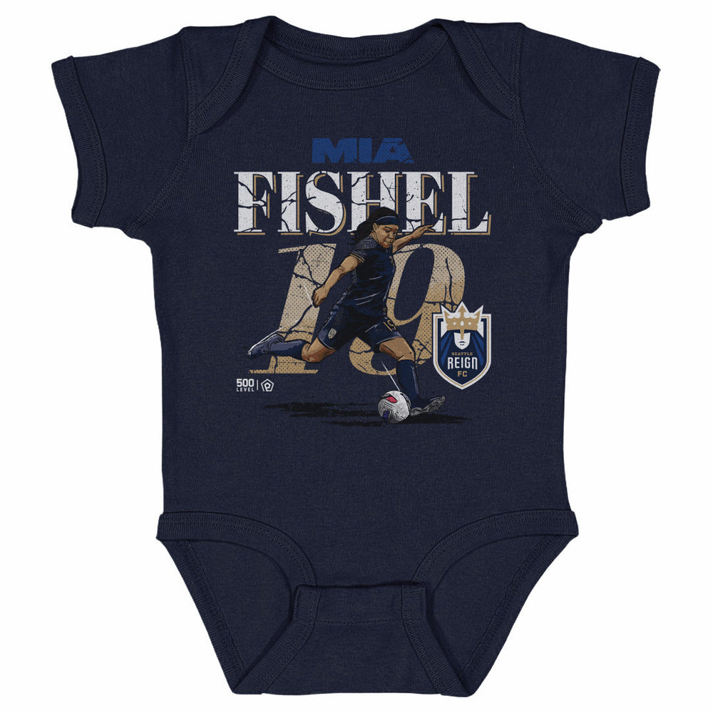 Mia Fishel Seattle Reign Cracked Number WHT (ONLINE ORDER ONLY)