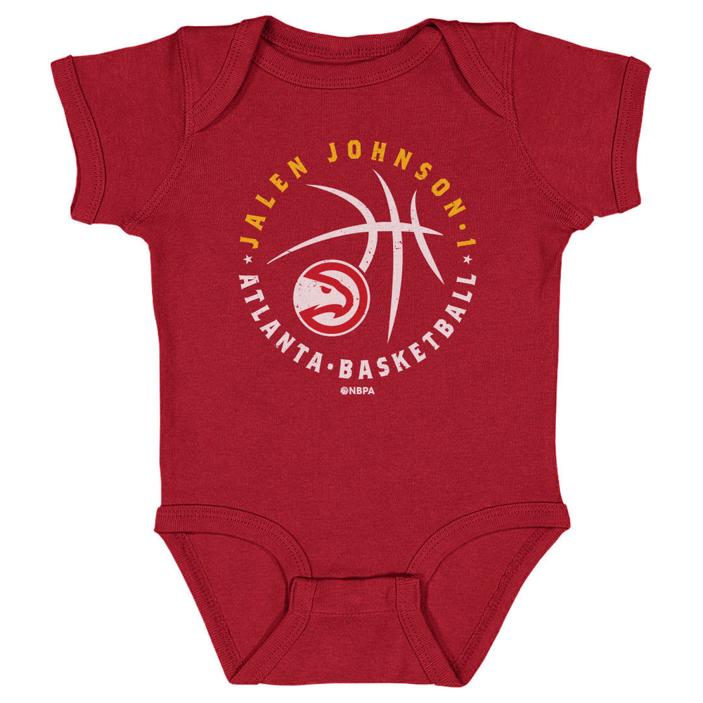 Jalen Johnson Atlanta Hawks Player Ball WHT (ONLINE ORDER ONLY)