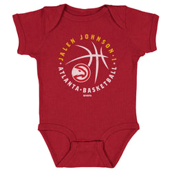Jalen Johnson Atlanta Hawks Player Ball WHT (ONLINE ORDER ONLY)