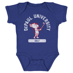 DePaul Blue Demons Mascot Golf WHT (ONLINE ORDER ONLY)