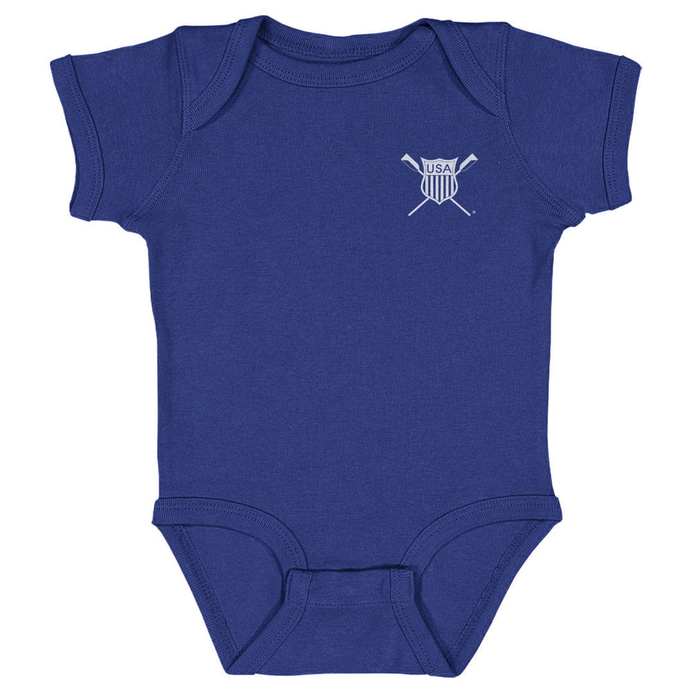 USRowing Emblem Pocket White WHT (ONLINE ORDER ONLY)