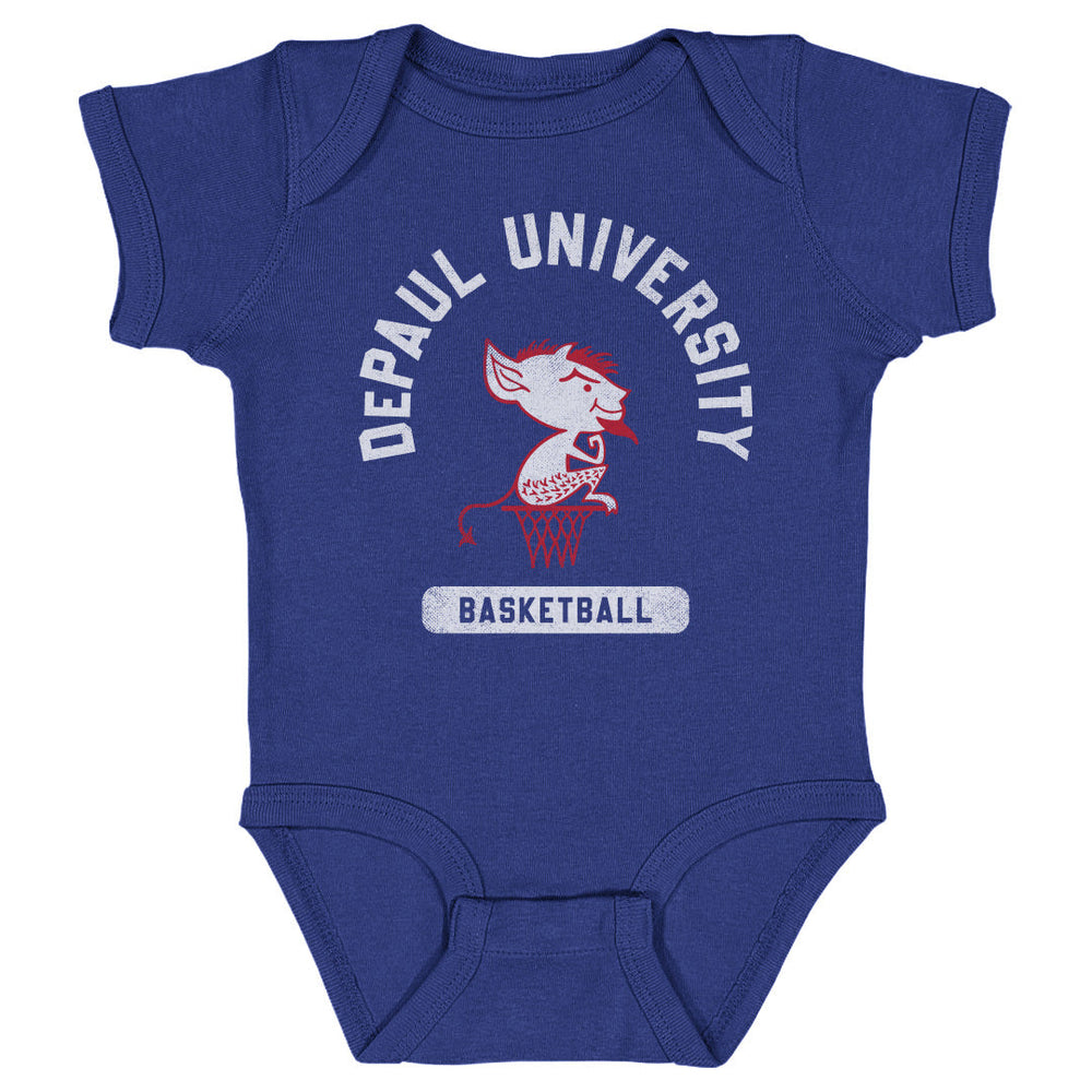 DePaul Blue Demons Mascot Basketball WHT